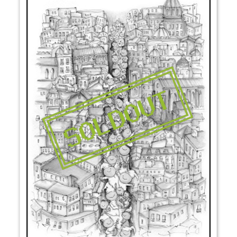 Cartolina Spacca Napoli